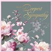 15cm HARMONY DEEPEST SYMPATHY SINGLE GREETING CARD 12S
