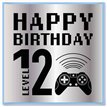 15cm AGE 12 GAME BIRTHDAY CARD 12S