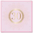 15cm AGE 30 PINK BIRTHDAY CARD 12S
