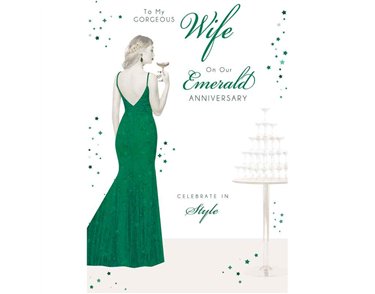 C75 WIFE EMERALD ANNIVERSARY KINGFISHER 6S