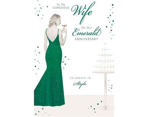 C75 WIFE EMERALD ANNIVERSARY KINGFISHER 6S