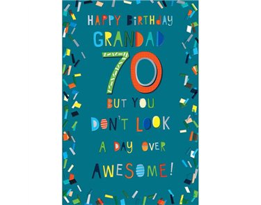 C75 AGE 70 GRANDAD KINGFISHER 6S