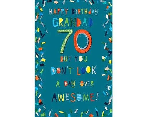 C75 AGE 70 GRANDAD KINGFISHER 6S