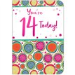 C50 FEMALE 14TH BIRTHDAY ON TREND OOTB 6S