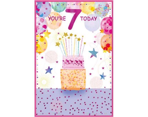 C75 7TH BIRTHDAY JUVENILE GIRL SIMON ELVIN 6S
