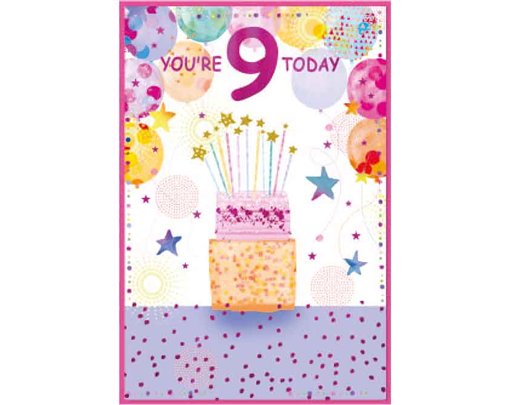 C75 9TH BIRTHDAY JUVENILE GIRL SIMON ELVIN 6S