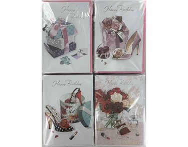 C50 FEMALE BIRTHDAY HANDMADE CARDS 6S