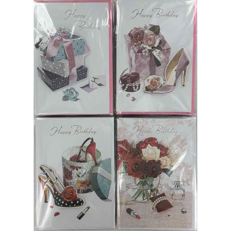 C50 FEMALE BIRTHDAY HANDMADE CARDS 6S