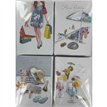 C50 FEMALE MODERN BIRTHDAY HANDMADE CARDS 6S
