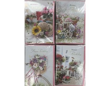 C50 FEMALE TRADITIONAL BIRTHDAY HANDMADE CARDS 6S