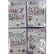 C50 FEMALE CONTEMPORARY BIRTHDAY HANDMADE CARD 6S