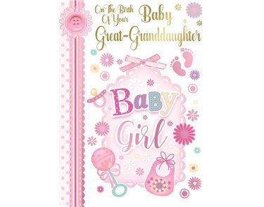 C50 BIRTH OF YOUR GREAT GRANDDAUGHTER SILVERLINE 12S