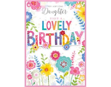 C50 TRADITONAL DAUGHTER BIRTHDAY ISABELS GARDEN 6S