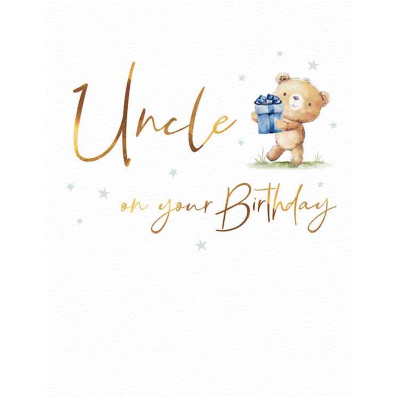 C50 UNCLE BIRTHDAY FUZZY FRIENDS PICCADILLY GREETINGS 6S