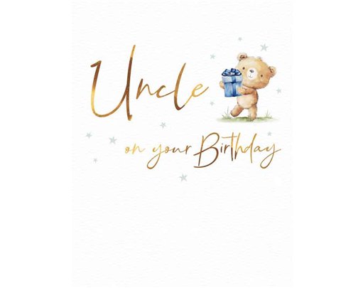 C50 UNCLE BIRTHDAY FUZZY FRIENDS PICCADILLY GREETINGS 6S