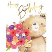 C50 BIG BEAR FEMALE BIRTHDAY FUZZY FRIENDS PICCADILLY GREETINGS 6S