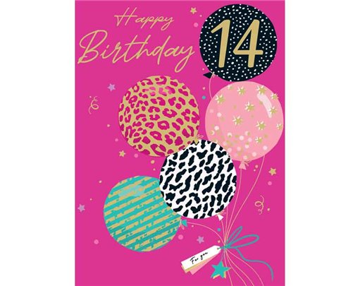 C50 AGE 14 GIRL LIMELIGHT PICCADILLY GREETINGS 6S