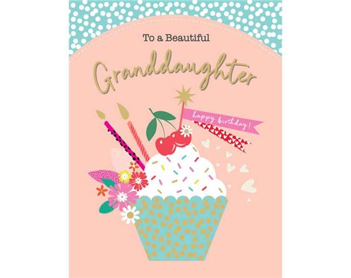C50 GRANDDAUGHTER BIRTHDAY LIMELIGHT PICCADILLY GREETINGS 6S