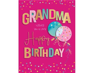 C50 GRANDMA BIRTHDAY LIMELIGHT PICCADILLY GREETINGS 6S