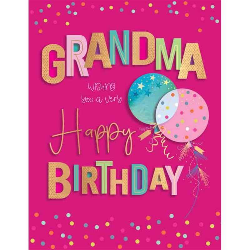 C50 GRANDMA BIRTHDAY LIMELIGHT PICCADILLY GREETINGS 6S