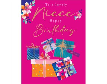 C50 NIECE BIRTHDAY LIMELIGHT PICCADILLY GREETINGS 6S