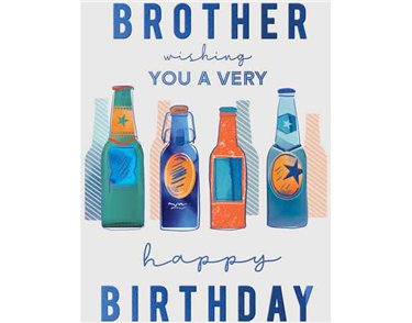 C50 BROTHER BIRTHDAY LIMELIGHT PICCADILLY GREETINGS 6S