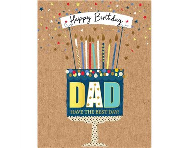 C50 DAD BIRTHDAY LIMELIGHT PICCADILLY GREETINGS 6S