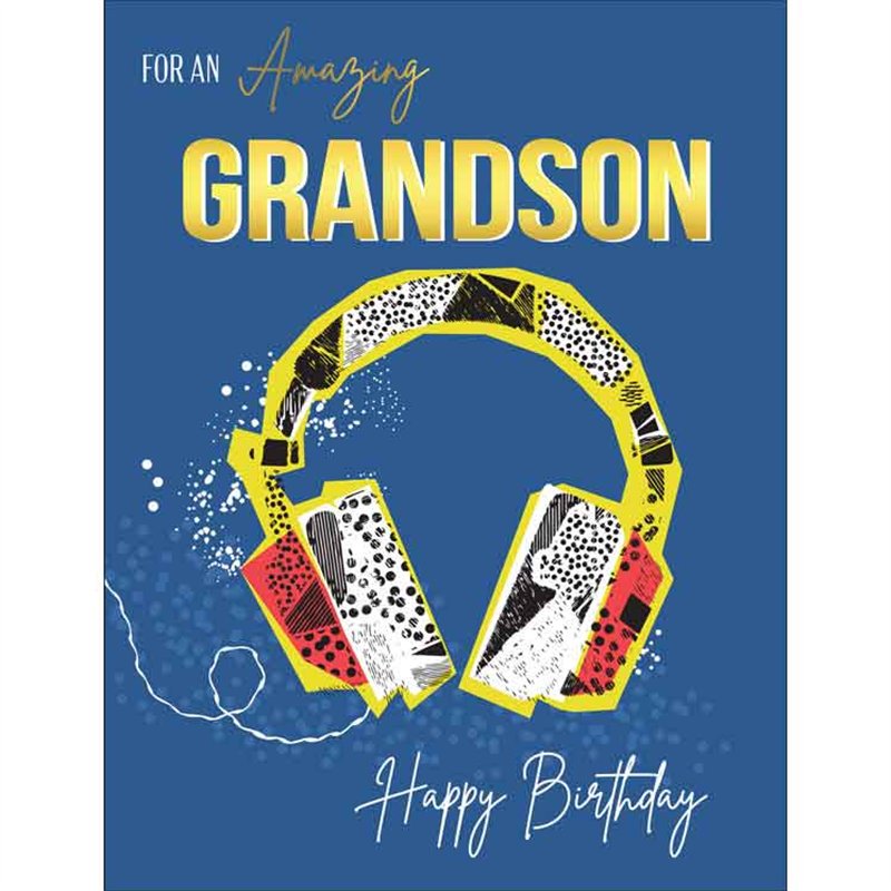 C50 GRANDSON BIRTHDAY LIMELIGHT PICCADILLY GREETINGS 6S
