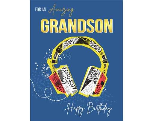 C50 GRANDSON BIRTHDAY LIMELIGHT PICCADILLY GREETINGS 6S