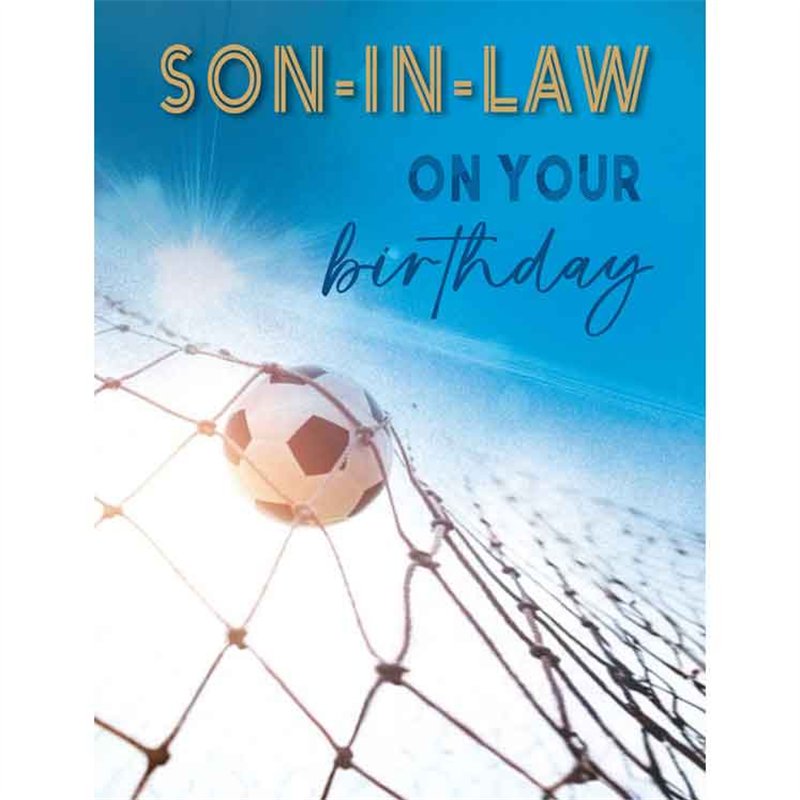 C50 SON IN LAW BIRTHDAY LIMELIGHT PICCADILLY GREETINGS 6S