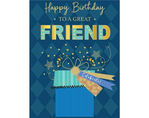 C50 FRIEND MALE BIRTHDAY LIMELIGHT PICCADILLY GREETINGS 6S