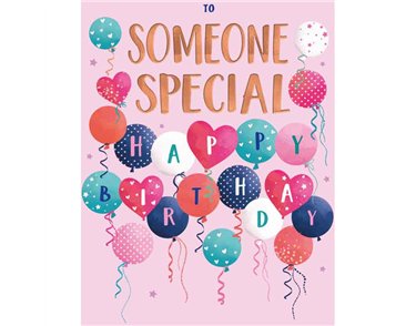 C50 SOMEONE SPECIAL BIRTHDAY LIMELIGHT PICCADILLY GREETINGS 6S