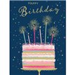 C50 CAKE BIRTHDAY FEMALE LIMELIGHT PICCADILLY GREETINGS 6S