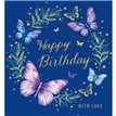 C50 BUTTERFLY CIRCLE BIRTHDAY FEMALE LIMELIGHT PICCADILLY GREETINGS 6S
