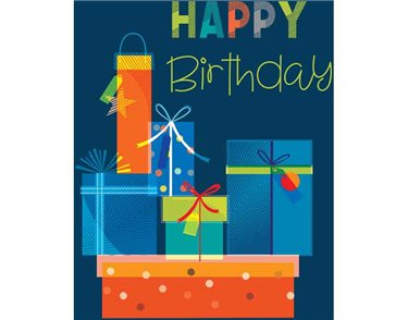 C50 GIFTS BIRTHDAY MALE LIMELIGHT PICCADILLY GREETINGS 6S