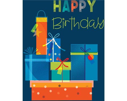 C50 GIFTS BIRTHDAY MALE LIMELIGHT PICCADILLY GREETINGS 6S