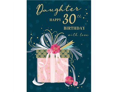 C75 AGE 30 DAUGHTER BIRTHDAY LIMELIGHT PICCADILLY GREETINGS 6S