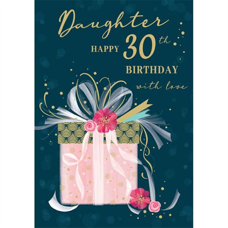 C75 AGE 30 DAUGHTER BIRTHDAY LIMELIGHT PICCADILLY GREETINGS 6S