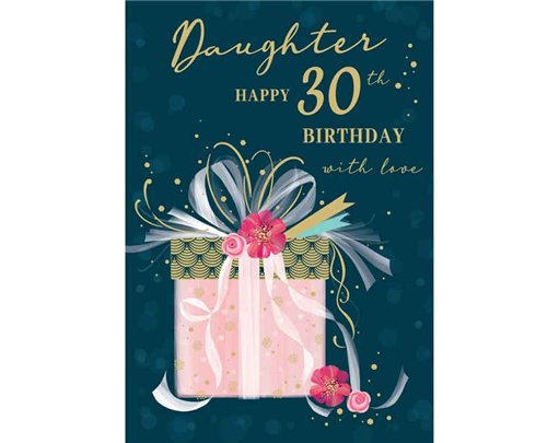 C75 AGE 30 DAUGHTER BIRTHDAY LIMELIGHT PICCADILLY GREETINGS 6S