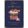 C75 AGE 60 MUM BIRTHDAY LIMELIGHT PICCADILLY GREETINGS 6S