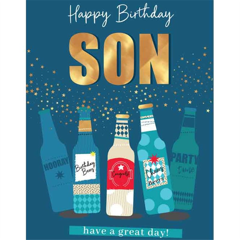 C75 SON BIRTHDAY LIMELIGHT PICCADILLY GREETINGS 6S
