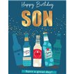 C75 SON BIRTHDAY LIMELIGHT PICCADILLY GREETINGS 6S