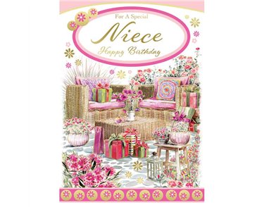 C50 TRAD NIECE BIRTHDAY SILVERLINE 12S