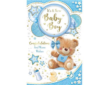 C375 8PAGE TRAD BIRTH OF YOUR BABY BOY XPRESS YOURSELF 6S