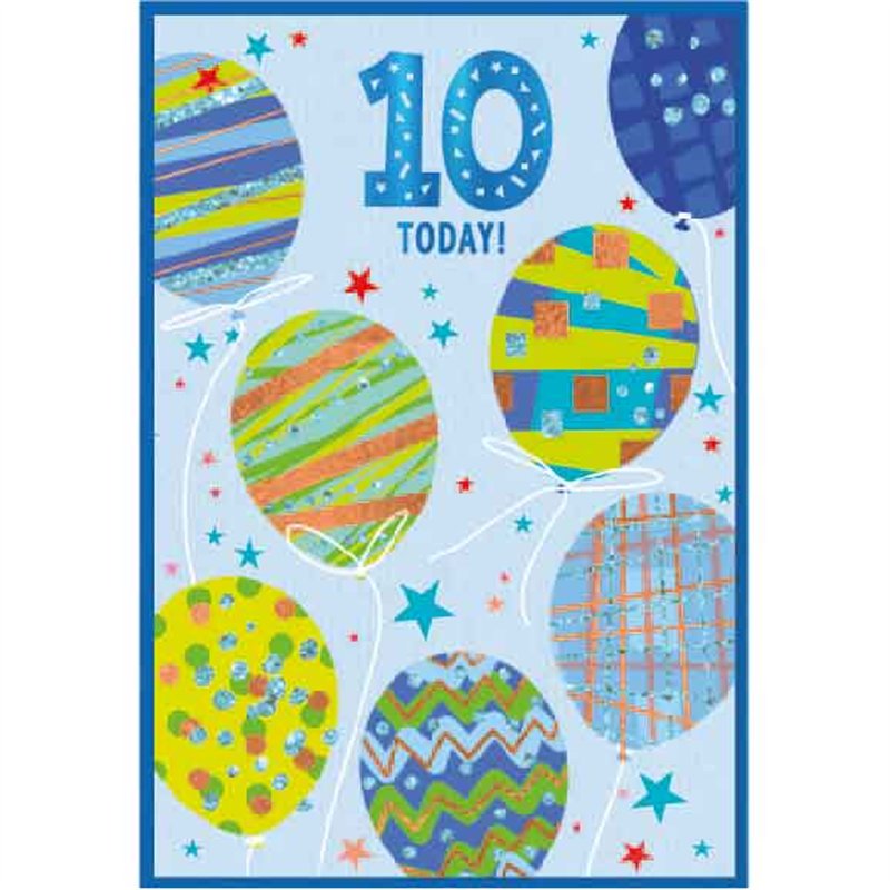 C50 JUVENILE BOY 10TH BIRTHDAY SIMON ELVIN 6S