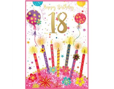 C50 TRAD FEMALE 18TH BIRTHDAY ISABELS GARDEN 6S