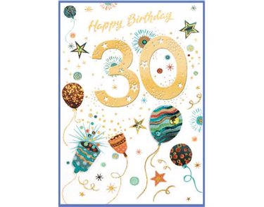 C50 TRAD MALE 30TH BIRTHDAY ISABELS GARDEN 6S