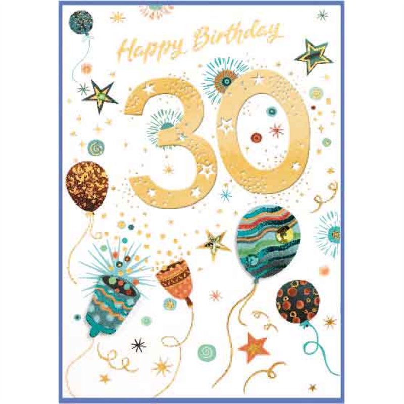 C50 TRAD MALE 30TH BIRTHDAY ISABELS GARDEN 6S