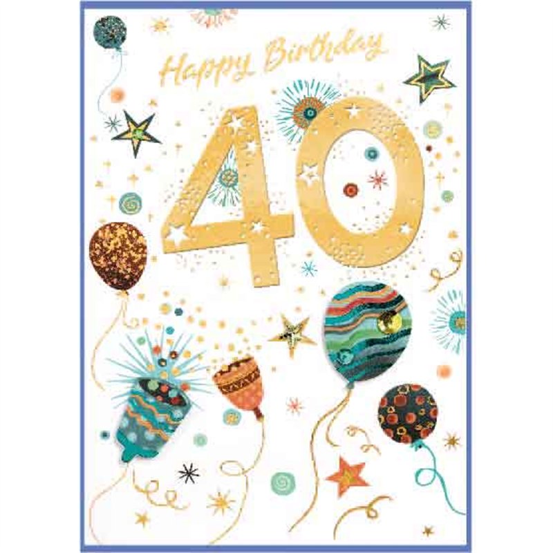 C50 TRAD MALE 40TH BIRTHDAY ISABELS GARDEN 6S