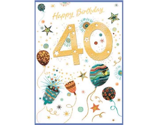 C50 TRAD MALE 40TH BIRTHDAY ISABELS GARDEN 6S
